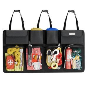 トランク 収納 - SURDOCA 車用収納ポケット シートバックポケット 大容量 落ない安定設計 マジックテープ付 耐摩耗 取り付け簡単 トラ｜kirelab-net
