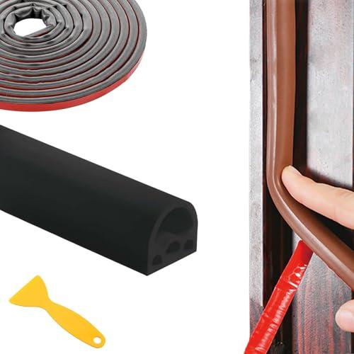 隙間テープ 隙間パッキン 高密度シリコーンゴム素材 長さ6M 防音パッキン ドア 窓 気密 断熱 騒...