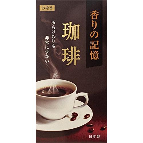 カメヤマ 孔官堂のお線香 香りの記憶 珈琲 バラ詰 約100g 煙＆灰少ない