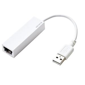 エレコム 有線LANアダプター USB-A USB2.0 ホワイト EDC-FUA2-W｜kirelab-net