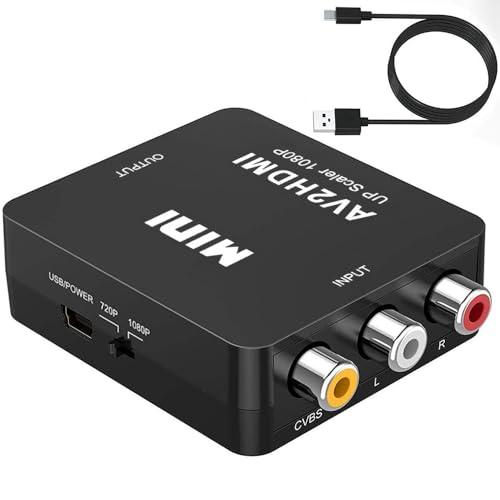 AV to HDMI変換コンバーター RCA to HDMI変換 Deear 1080P/720P切...