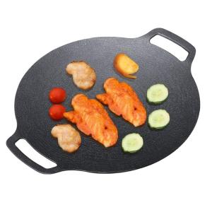 ALKAID マルチグリドル 鉄板 ih 直火 33cm 軽量 グリドルパン 焼肉 bbq シーズニング不要 アウトドア シリコーンとってカバー｜kirelab-net