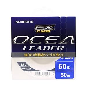 シマノ(SHIMANO) ショックリーダー オシア EX フロロカーボン 50m 18号 60lb クリア CL-O36L 釣り糸｜kirelab-net