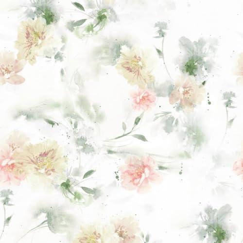 Homya 壁紙シール 花柄 10m 防水 リメイクシート 剥がせる 模様替え カッティングシート ...