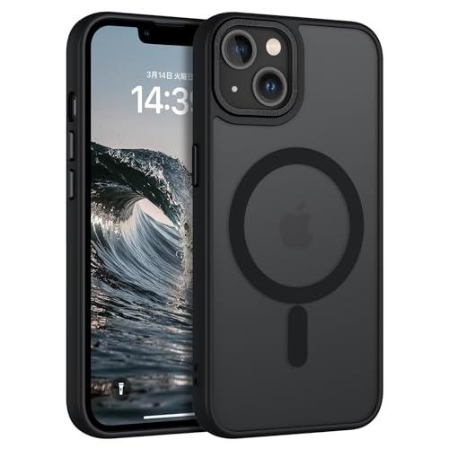 GUAGUA iPhone14 ケース MagSafe対応 半透明 iPhone13 ケース TPU...