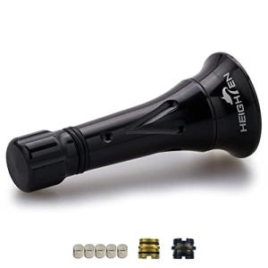 HEIGHTEN 45mm リール スタンド カスタムバランサー シマノ(SHIMANO) ダイワ(DAIWA) スピニングリール 通用 (ブラ｜kirelab-net