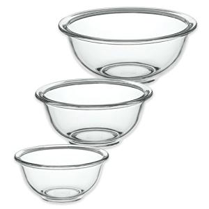 iwaki イワキ 耐熱ガラス ベーシック ボウル 3種セット 大中小 1500ml・900ml・500ml KSKC-BO-3 3個セット｜kirelab-net
