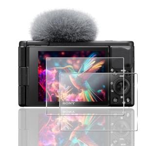 2枚セット 用 SONY ZV1 II/ZV-1/ZV-1F/ZV-E10 保護フィルム ガラスフィルム 2枚 SONY ZV1 / ZVE10｜kirelab-net
