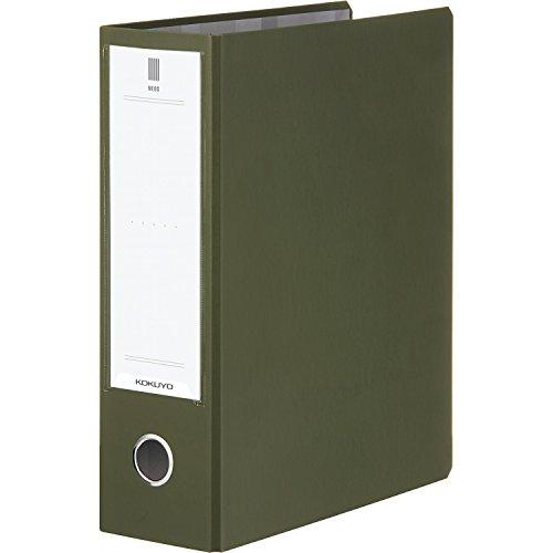 コクヨ ファイル チューブファイル NEOS A4 80mm 2穴 オリーブグリーン フ-NE680...
