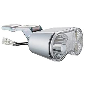 パナソニック(Panasonic) LEDハブダイナモ専用ライト バスケット下取付タイプ 自転車 シルバー W91×D61×H39mm NSKL｜kirelab-net