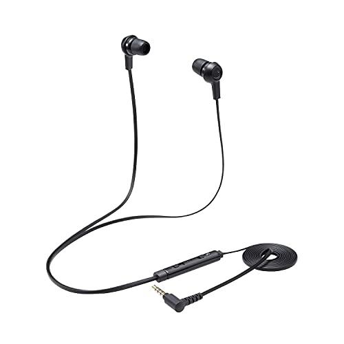 エレコム ヘッドセット 有線 イヤホンマイク 4極 φ3.5mm ステレオ 4極変換ケーブル付 ブラ...