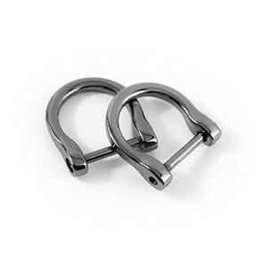 [LMAPUR] キーリング キーホルダー Dリング スマートキー用に dカン 財布 バッグ用 シャックル ドライバー付き ネジ式 金具 パーツ｜kirelab-net