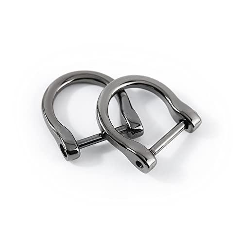 [LMAPUR] キーリング キーホルダー Dリング スマートキー用に dカン 財布 バッグ用 シャ...