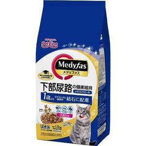 メディファス キャットフード 1歳から チキン味 下部尿路/ｐHコントロール/麻布大学共同開発/国産/アルミ小分け 1.5kg(250g×6)｜kirelab-net
