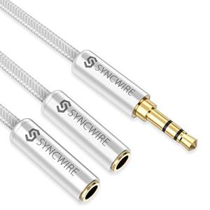 2分配ケーブル SYNCWIRE 高音質ステレオミニプラグ オーディオ分配ケーブル 3.5mm ヘッドホン延長ケーブル イヤホン分岐 ステレオミ｜kirelab-net