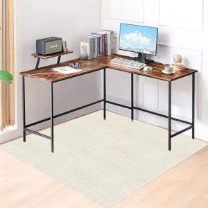 HUIJIE チェアマット フロアマット 床保護マット 160×140cm 椅子 マット滑り止め pvcマット 厚み4mm 静音吸音 丸洗いカッ｜kirelab-net