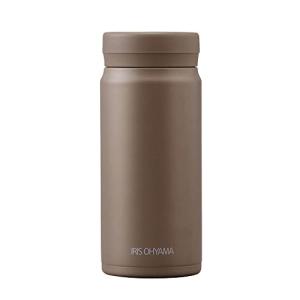 アイリスオーヤマ 水筒 マグボトル スクリュー 350ml ごくごく飲める飲み口 洗いやすい設計 真空断熱6時間キープ 軽量 225g 氷も入る｜kirelab-net