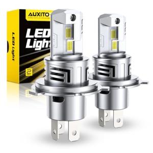 AUXITO H4 Lo/Hi LEDヘッドライト 高輝度 24個LEDチップ搭載 6倍明るさUP 車用 車検対応 ほぼ純正ハロゲンサイズ 65｜kirelab-net