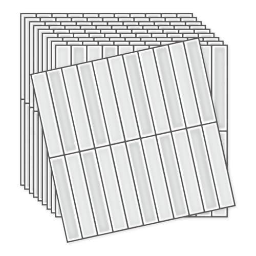 MORCART タイルシール 防水 耐熱 キッチン 洗面所 トイレ DIY 家具やアイテムの装飾 モ...
