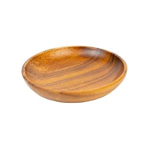 エメリー商会 木製食器 ラウンドプレート 約長さ15x幅15x高さ2ｃm｜kirelab-net