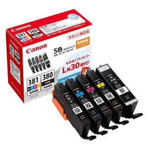 Canon 純正 インクカートリッジ BCI-381(BK/C/M/Y)+380 5色マルチパック BCI-381+380/5MP 長さ:5.3｜kirelab-net