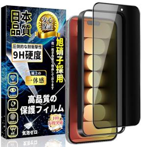 iPhone15Pro 覗き見防止 ガラスフィルム iPhone 15Pro ガラスフィルム のぞき見防止 全面保護フィルムガイド枠付き・1枚日｜kirelab-net