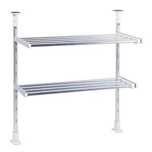 TAKUBO タクボ 水切棚シリーズ 伸縮つっぱり棚 2段 幅50~90cm TP2-90L｜kirelab-net