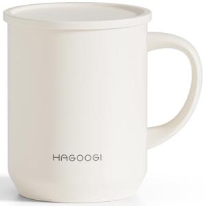 HAGOOGI 蓋付き マグカップ 保温 保冷 360ml 真空断熱 セラミックコーティング 二重構造 シンプル おしゃれ 家庭やオフィスに最適｜kirelab-net