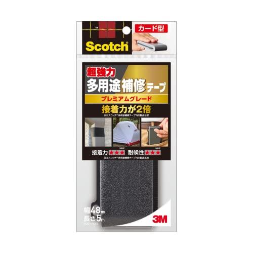 3M カード型 超強力 多用途 補修テープ プレミアムグレード 幅48mm長さ5M スコッチ DUC...