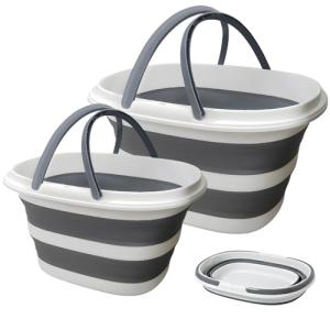 RULAYMAN 折りたたみ バケツ たらい バケット 洗い桶 16L/30L 大容量 取っ手付き ソフトタブ 洗濯 ペット用バスタブ コンパク｜kirelab-net