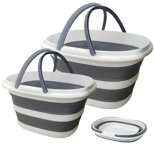 RULAYMAN 折りたたみ バケツ たらい バケット 洗い桶 16L/30L 大容量 取っ手付き ...