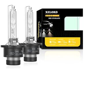 XELORD 車用ヘッドライトD4S HIDバルブ 8000k 高輝度 車検対応 純正 12V 35w ２個入り｜kirelab-net