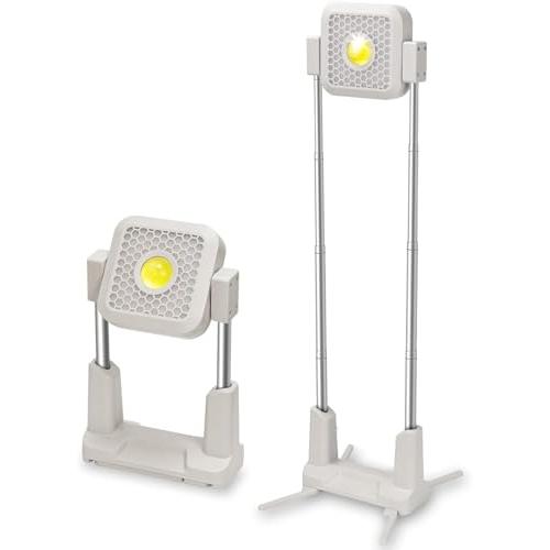 投光器 充電式 LED投光器 360°回転投光器 作業灯 13000mAH大容量 屋外 フラッドライ...