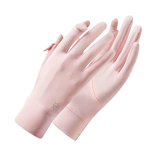 [Pawinpaw] 手袋 レディース UVカット 夏 指出し レディースグローブ 薄手UPF50+...