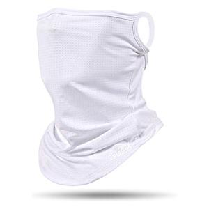 [DaLaCa] フェイスカバー uvカット 日焼け防止 UPF50+ レディース メンズ 呼吸しやすい すぐに乾く 耳掛けタイプ (ホワイト)｜kirelab-net