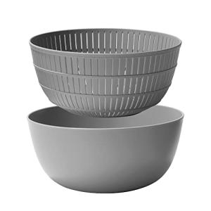 ライクイット ( like-it ) ざる ボウル 樹脂製 Colander&Bowl 米とぎにも使える ザルとボール Ф22.7×高10.4c｜kirelab-net