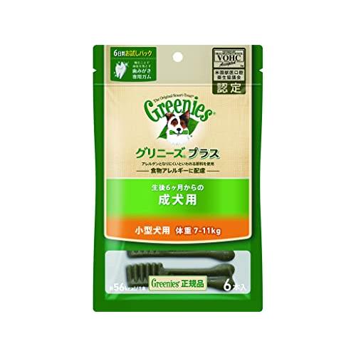 Greenies グリニーズ プラス 成犬用 小型犬用 7-11kg 6本 犬用歯みがきガム総合栄養...