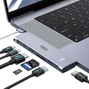 MacBook Air ハブ macbook ハブ mac ハブ 7in2 Macbook Pro/Air専用 4K@60Hz対応 HDMIポー｜kirelab-net