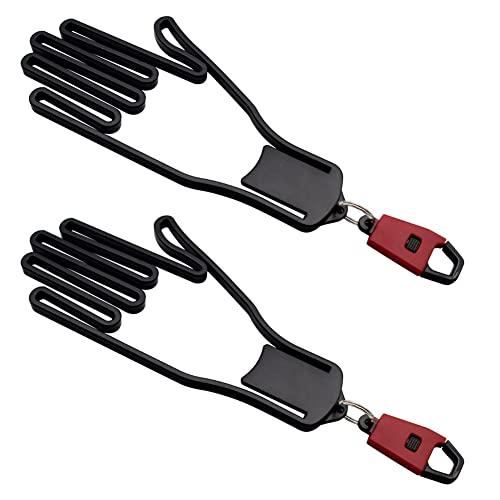 Athvcht ゴルフグローブ ハンガー 2個セット グローブハンガー キャディーバッグ 取付 ホル...