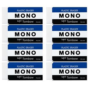 トンボ鉛筆 消しゴム MONO モノPE04 8個 JCA-811AZ｜kirelab-net