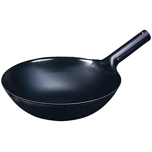 カンダ(kanda) 神田鉄鍋 北京鍋 鉄製 39cm 日本製 燕三条 軽量 中華 業務用 手首負担...