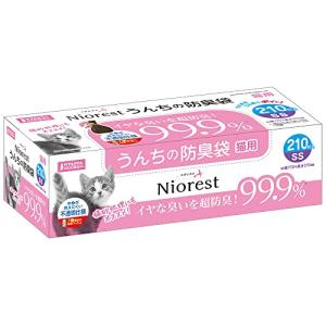 マルカン NYANTA CLUB ニオレスト うんちの防臭袋 SS 210枚 猫用 猫｜kirelab-net