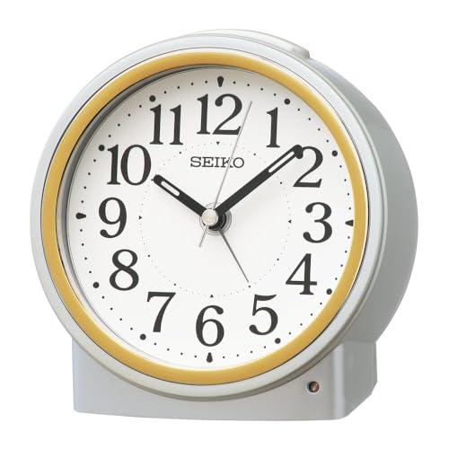 セイコークロック(Seiko Clock) 目覚まし時計 置き時計 自動点灯 アナログ 夜でも見える...