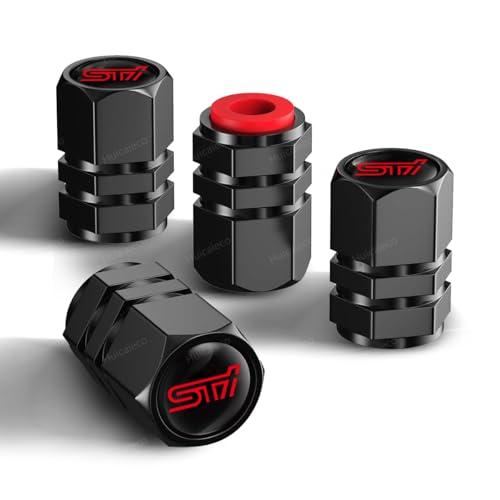 STI エアバルブキャップ ４個セット スバル フォレスター レヴォーグ インプレッサスポーツ レガ...