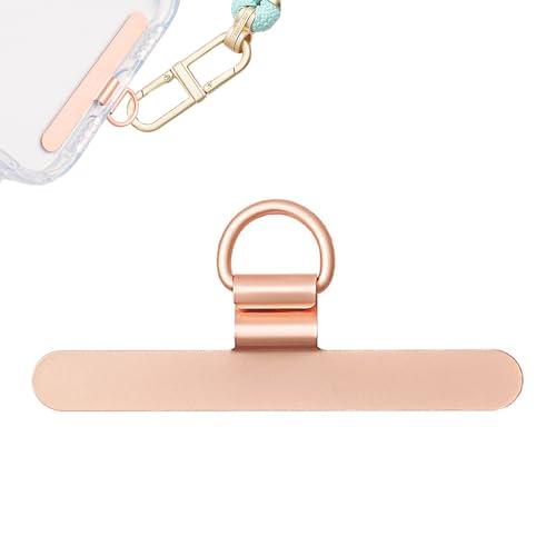 KASELIN スマホ ストラップホルダー 極薄0.2mm / 金属製/浮きなし曲がれ設計 全機種対...
