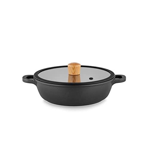 SENSARTE 両手鍋 卓上鍋 すき焼き鍋 20cm IH対応 ガス対応 一品万能 煮る 焼く 炒...