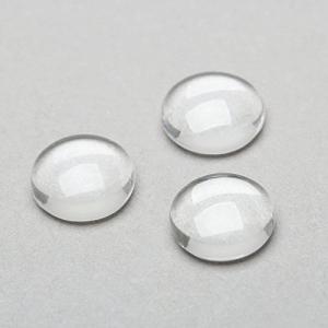 100個入り ガラスカボション 10mm 半球ガラス ラウンドビーズ DIY ハンドメイド ジュエリー用 透明ドーム 拡大レンズ効果 アクセサリ｜kirelab-net