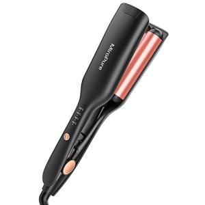 MiroPure ヘアアイロン カール ウェーブアイロン 26mm 挟むだけで可愛い カールアイロン 実現 160℃〜220℃ 千万級マイナスイオ｜ルミナスエイト ヤフー店