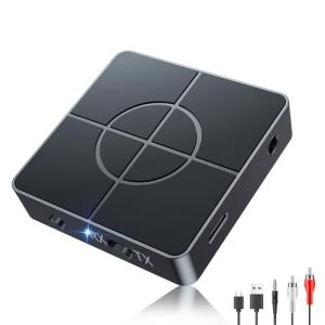 革新低遅延・設定簡単・Bluetooth 5.3トランスミッター & レシーバー （受信機 & 送信機 &一台二役） 光デジタル対応 3.5mm｜ルミナスエイト ヤフー店