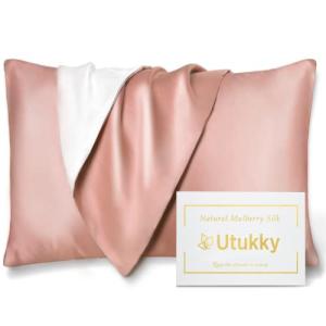Utukky シルク枕カバーTVで紹介まくらカバー 片面シルク50×70cm 封筒式枕カバー シルクピローケース テンセル 洗える 寝癖軽減 抗｜kirelab-net